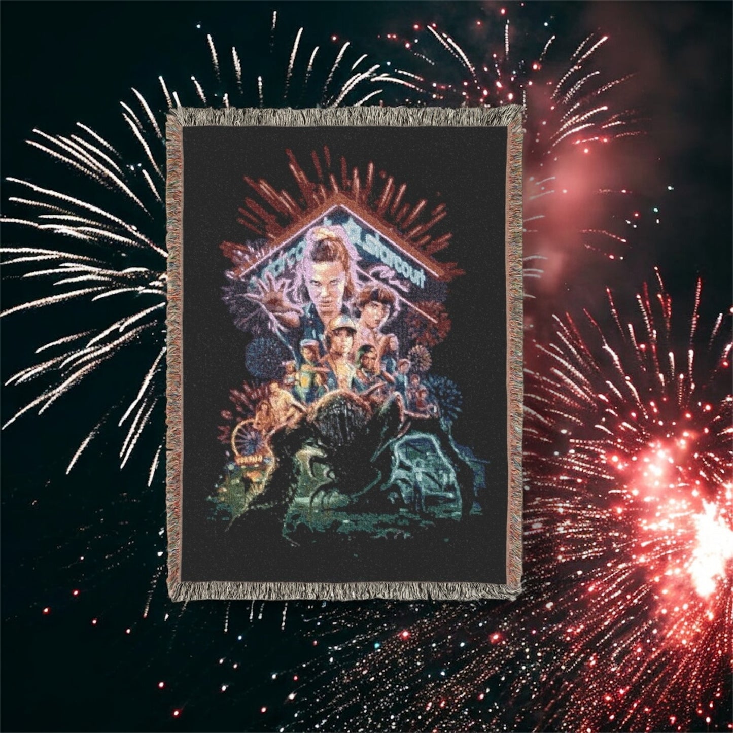 S5 EXCLUSIVE Stranger Things Woven Blanket